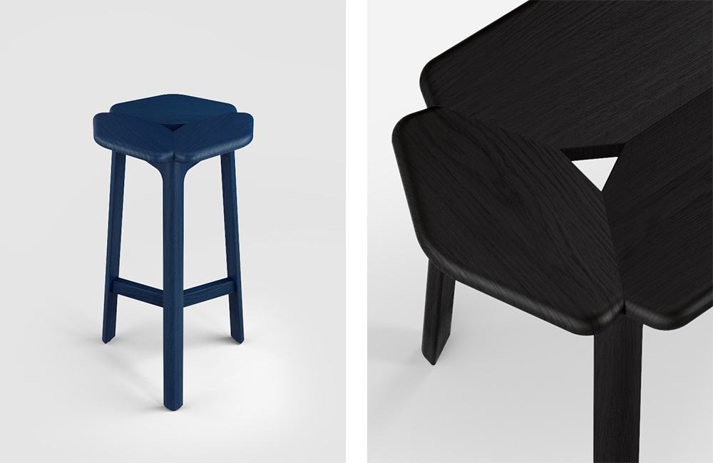 Alisme. tabouret. stool. bench. banc. JUAM. DESIGN. STUDIO.