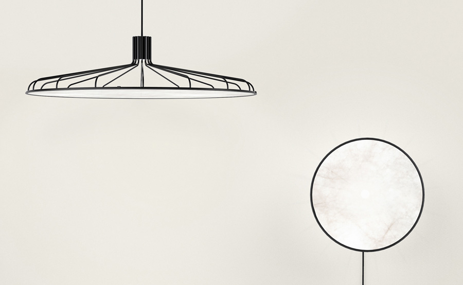 Erakis. Lampe Applique murale & Suspension. Tyvek. JUAM DESIGN STUDIO